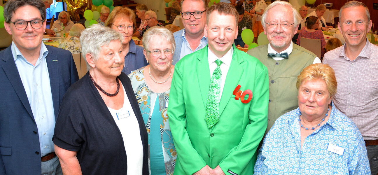 Diakonie Ruhr 40 Jahre Grüne Damen und Herren im FritzHeunerHeim
